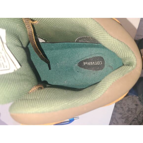 Converse Mens ASTM F2413-05 Leather Steel Toe Brown Work Boots size 14 - Picture 10 of 12